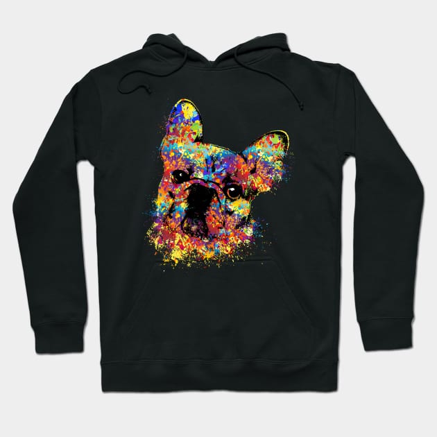 French Bulldog -Frenchie Dog Hoodie by Nartissima